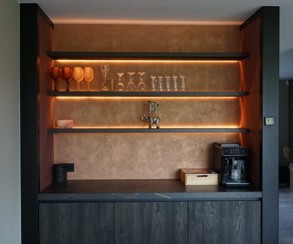 Keuken Sierlijk stucwerk met elegante texturen Room Designers