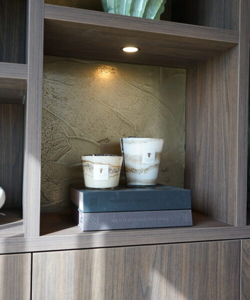 Metal Stuc GMD elite Verfijnd en sierlijk stucwerk detail aangebracht door Room Designers