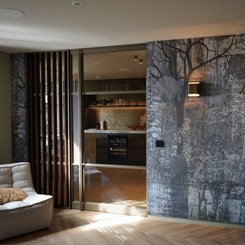 Hoogwaardige luxe wandbekleding geplaatst door Roomdesigners